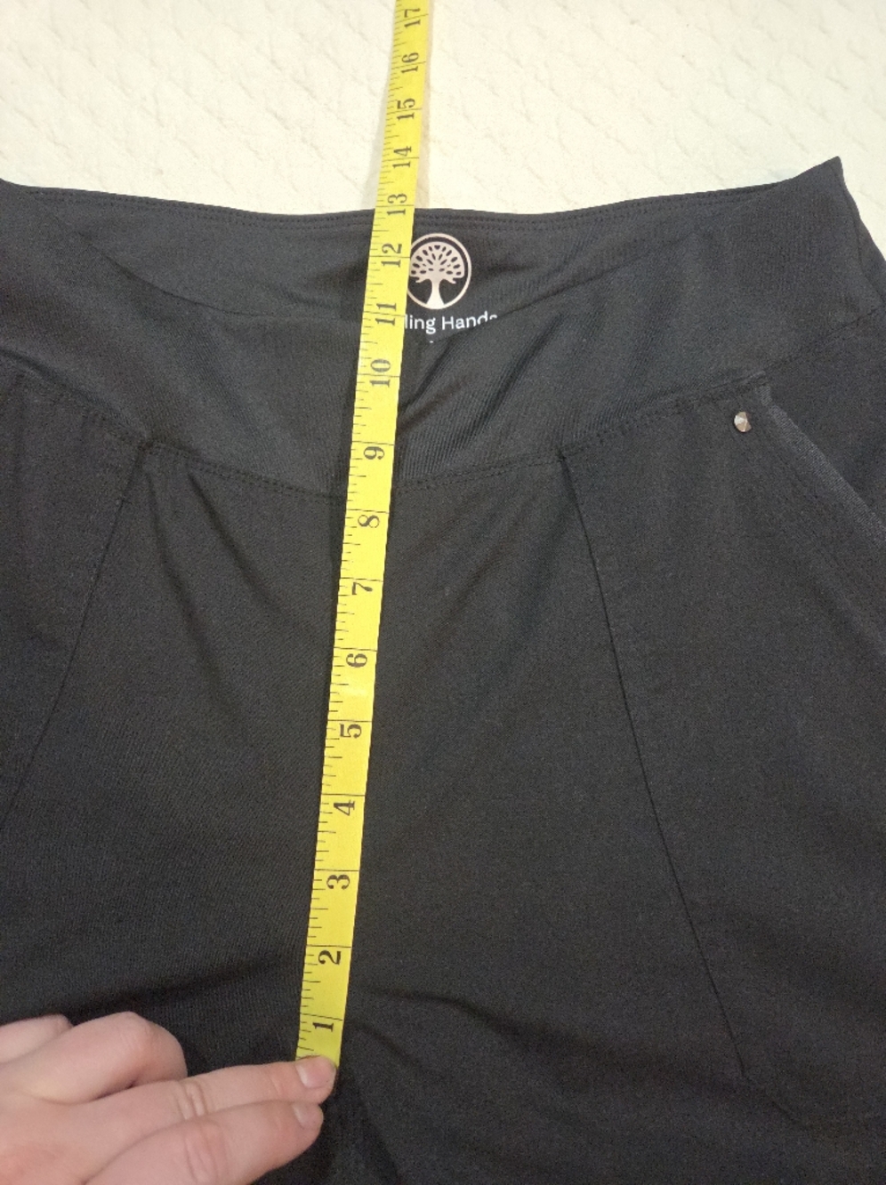Healing Hands Purple Label Black Tori Scrub Pants Size Medium - Picture 8 of 14